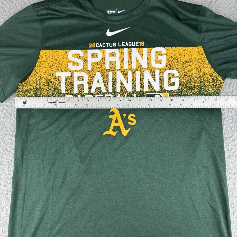 Nike Oakland Athletics Spring Training Dri Fit Shirt 2018 Cactus League Green‎ M